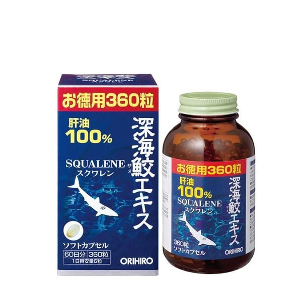 Viên uống giúp chống oxy hóa Orihiro Deep Sea Shark extract (360 viên)