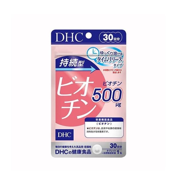 DHC Viên Uống Biotin Nhật Bản |  Ngừa Rụng Tóc - Dày Móng - Đẹp Da | 30 Viên