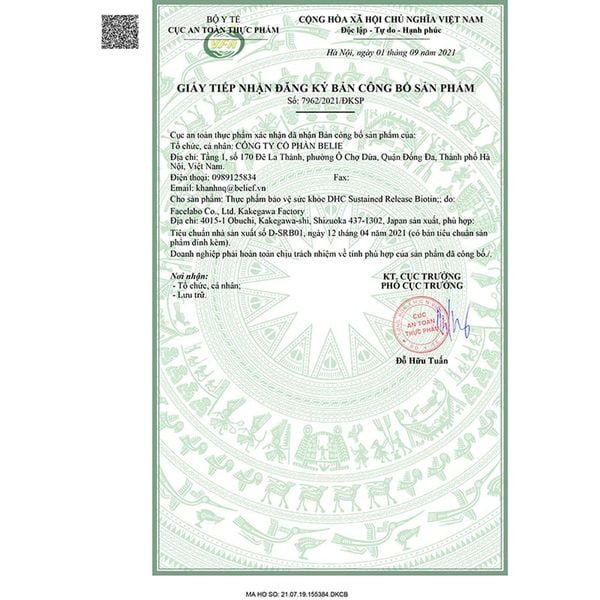 DHC Viên Uống Biotin Nhật Bản |  Ngừa Rụng Tóc - Dày Móng - Đẹp Da | 30 Viên