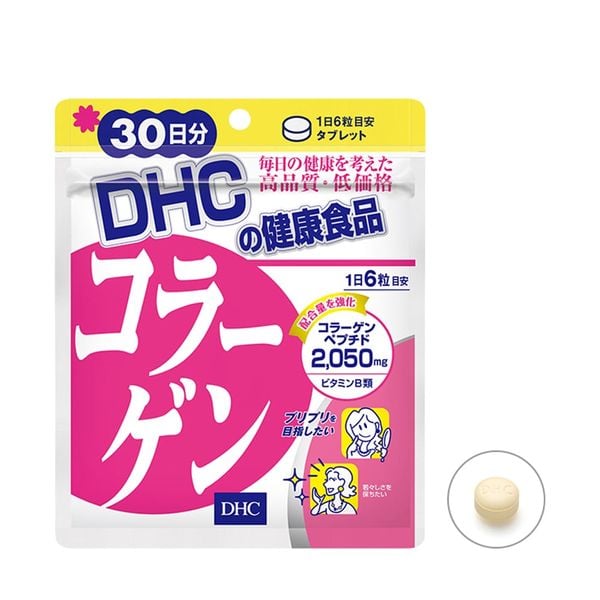 DHC Viên uống Collagen Nhật Bản | Tăng Đàn Hồi, Làm Đẹp Da 30 Lần Dùng