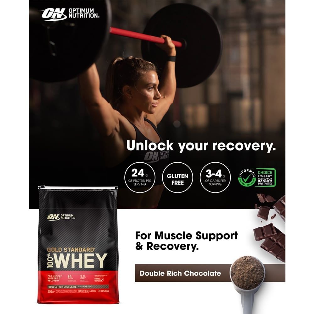 Optimum Nutrition 100% Whey Gold Standard 10lbs (4.54kg)