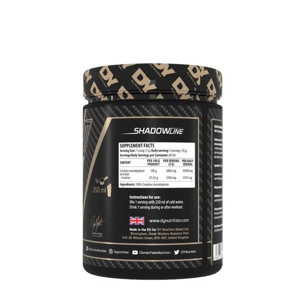 Dy Nutrition Creatine Monohydrate 300g | 60 Lần Dùng
