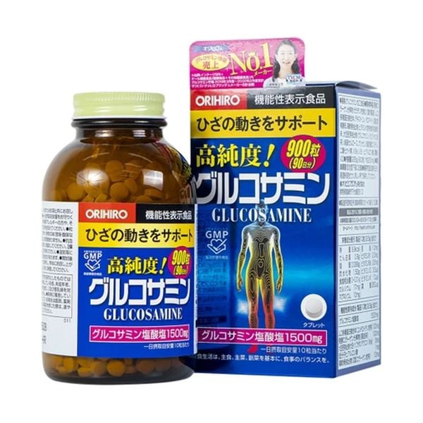 Orihiro Viên Uống Hỗ Trợ Xương Khớp, Bổ Sung Glucosamine 1500mg 900 +90 Viên