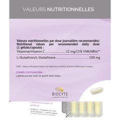 Biocyte Glutathione Liposomal  – Hỗ Trợ Chống Oxy Hóa Mạnh, Hỗ Trợ Làm Sáng Da | 30 Viên