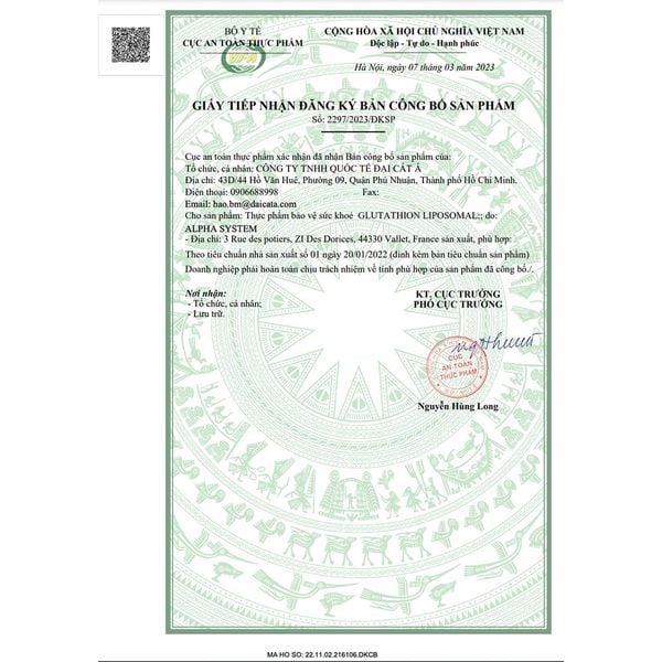 Biocyte Glutathione Liposomal | Hỗ Trợ Chống Oxy Hóa Mạnh, Hỗ Trợ Làm Sáng Da | 90 Viên