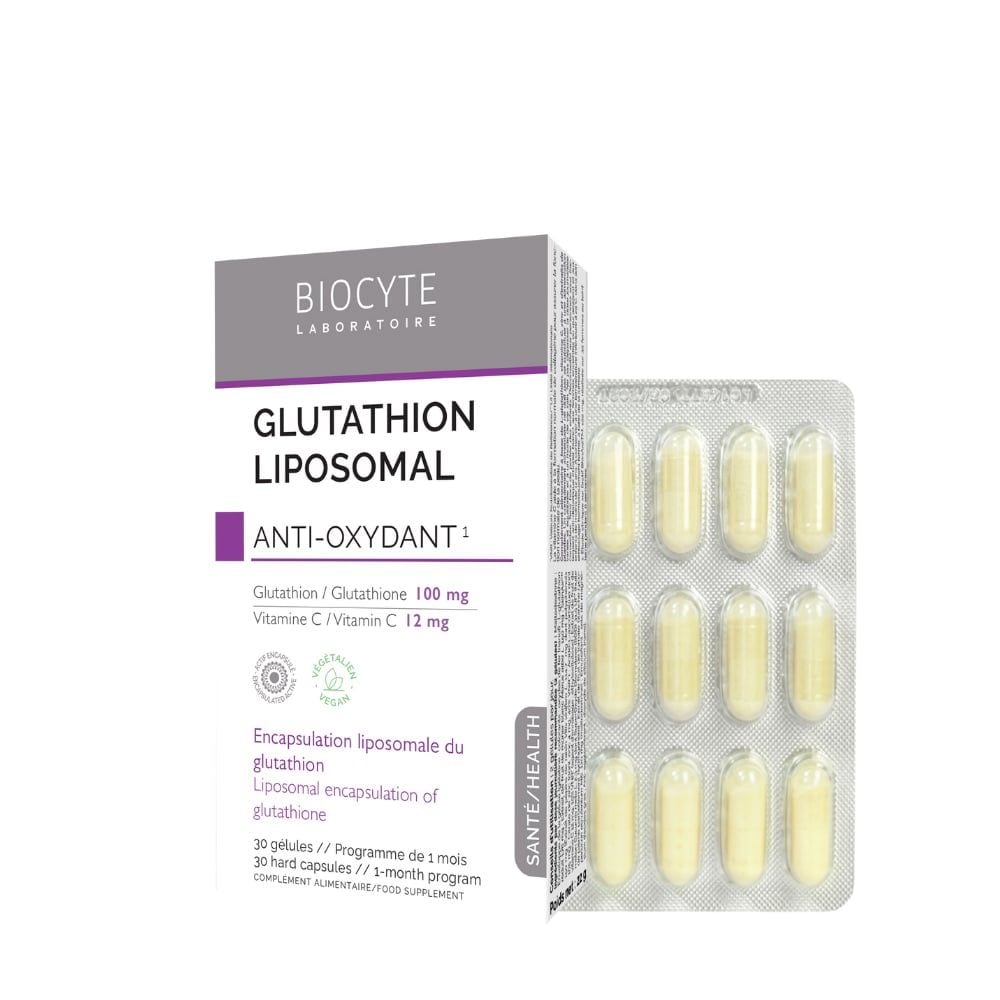 Biocyte Glutathione Liposomal | Hỗ Trợ Chống Oxy Hóa Mạnh, Hỗ Trợ Làm Sáng Da | 90 Viên