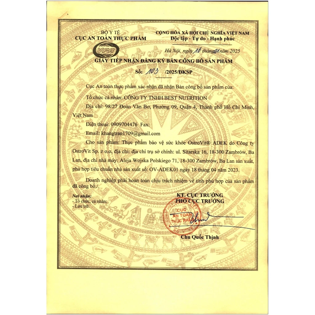 Ostrovit Viên Bổ Sung Vitamin A D E K | 200 Viên