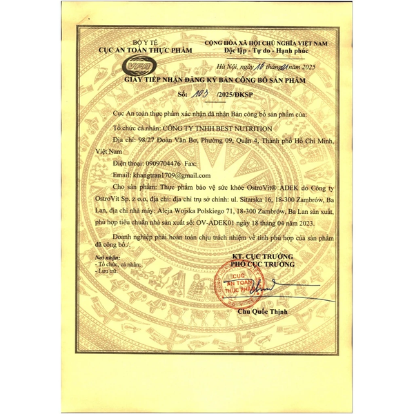 Ostrovit Viên Bổ Sung Vitamin A D E K | 200 Viên