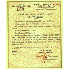 Ostrovit Hỗ Trợ Xương Khớp Glucosamin + MSM + Chondrotin | 90  Viên