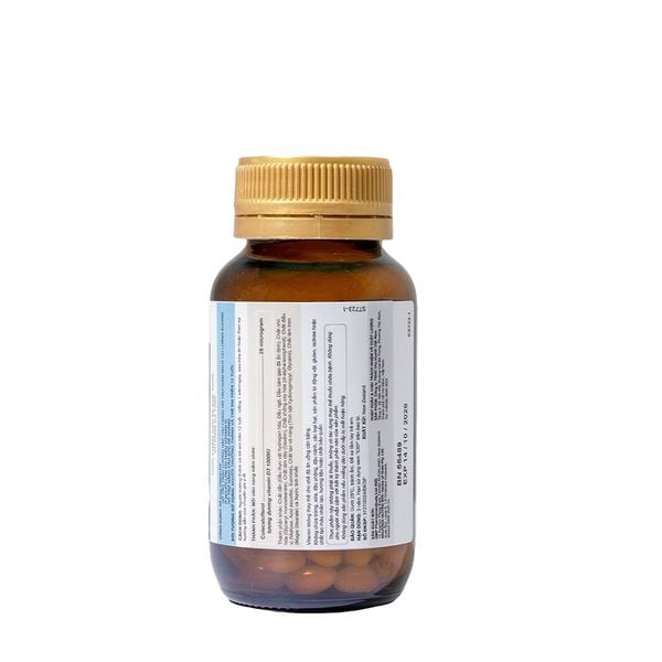 Herbs Of Gold Vitamin D3 1000IU 120 Viên | Thuần Chay Từ Địa Y