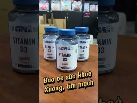 Applied Nutrition Vitamin D3 3000 IU 90 Viên (90 Lần Dùng)