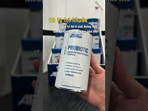 Viên Uống 10 Tỷ Lợi Khuẩn Applied Nutrition Probiotic 60 Viên (30 Servings)