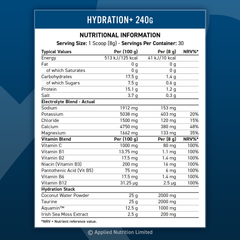 Applied Nutrition Hydration+ Complete Electrolyte & Vitamin Powder 30 Lần Dùng | Bù Nước Và Điện Giải