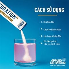 Applied Nutrition Gói Bột Điện Giải Hydration+Electrolyte & Vitamin (7 Gói)