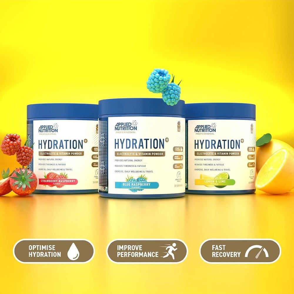 Applied Nutrition Hydration+ Complete Electrolyte & Vitamin Powder 30 Lần Dùng | Bù Nước Và Điện Giải