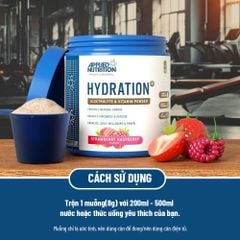 Applied Nutrition Hydration+ Complete Electrolyte & Vitamin Powder 30 Lần Dùng | Bù Nước Và Điện Giải