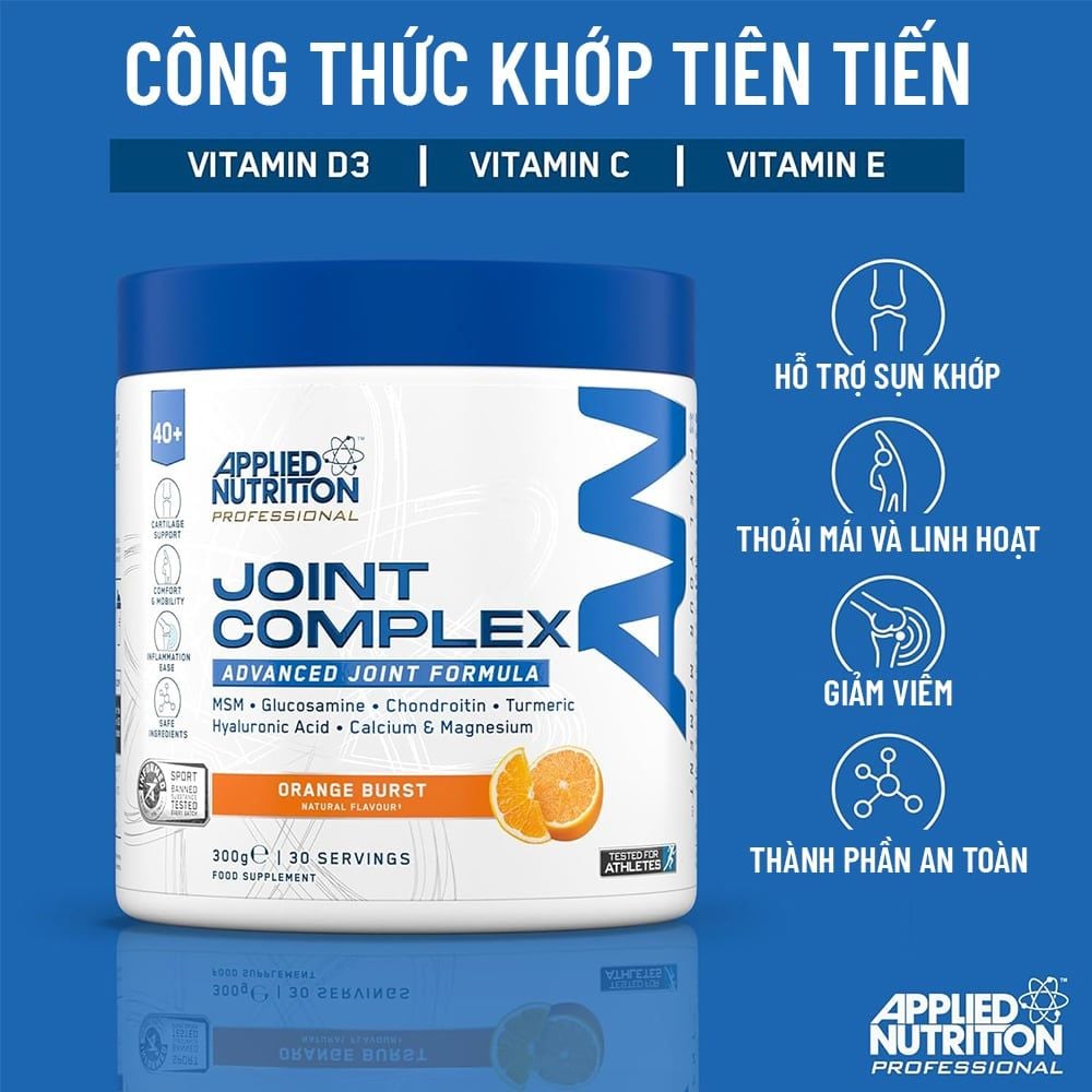 Applied Nutrition Joint Complex Professional 30 Lần Dùng | Hỗ Trợ Xương Khớp Tổng Hợp