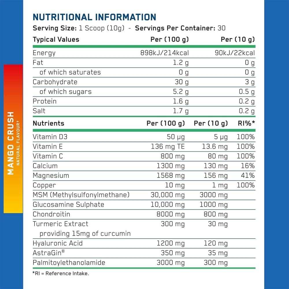 Applied Nutrition Joint Complex Professional 30 Lần Dùng | Hỗ Trợ Xương Khớp Tổng Hợp