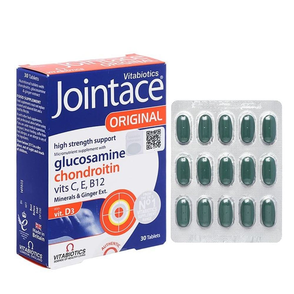 Vitabiotics Jointace Original Bổ Sung Dưỡng Chất Cho Khớp Hộp 30 viên