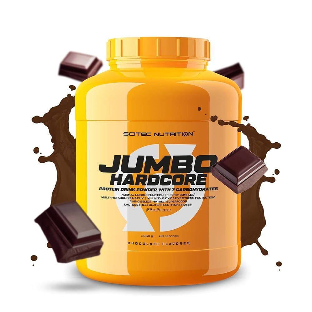 Scitec Jumbo Hardcore 3060G (20 Servings) | Hàm Lượng Protein Cao, Hỗ Trợ Cân Nặng