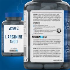 Applied Nutrition L-ARGININE 1500 - 120 Viên | Hỗ Trợ  Sinh Lý