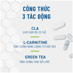 CLA L- Carnitine Green Tea 100 Viên | Hạn Chế Hấp Thu Chất Béo
