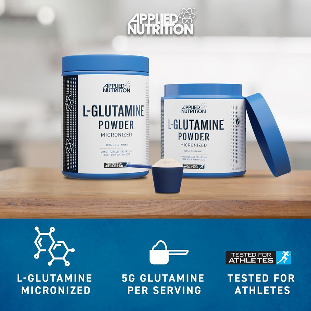 Applied Nutrition L-Glutamine | Hỗ Trợ Phục Hồi Cơ Bắp