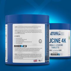 Applied Nutrition LEUCINE 4K | 180 Viên | Tăng Tổng Hợp Protein