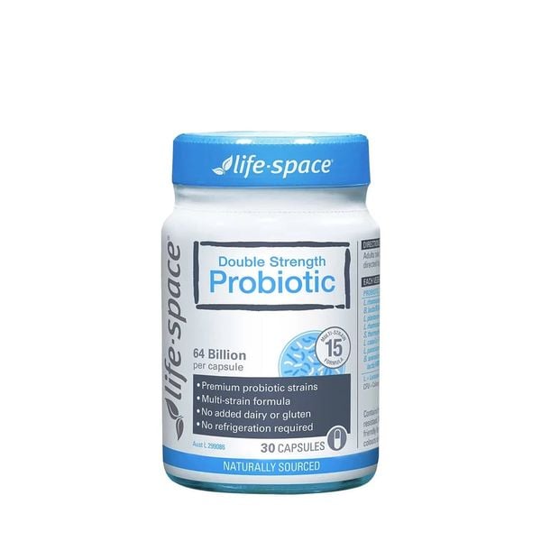 Life Space Double Strength 30 Viên | 64 Tỷ CFU, 15 Chủng