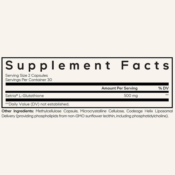 Code Age Viên Uống Hỗ Trợ Làm Sáng Da Liposomal Glutathione | Setria L-Glutathione 500mg - Tinh Khiết Hơn