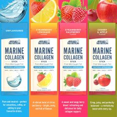 Applied Nutrition Bột Colagen Type 1 Từ Cá Biển Marine Collagen Stick | 1 Lần Dùng | Hộp 10 Gói