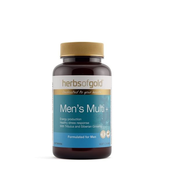 Herbs of Gold Men's Multi 60 viên | 24 Vi Chất, 4 Thảo Dược