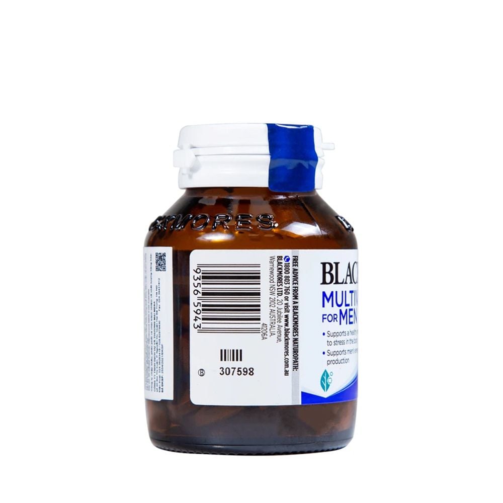 Blackmores Multivitamin For Men 50 Viên | Hỗ Trợ Sinh Lý Nam