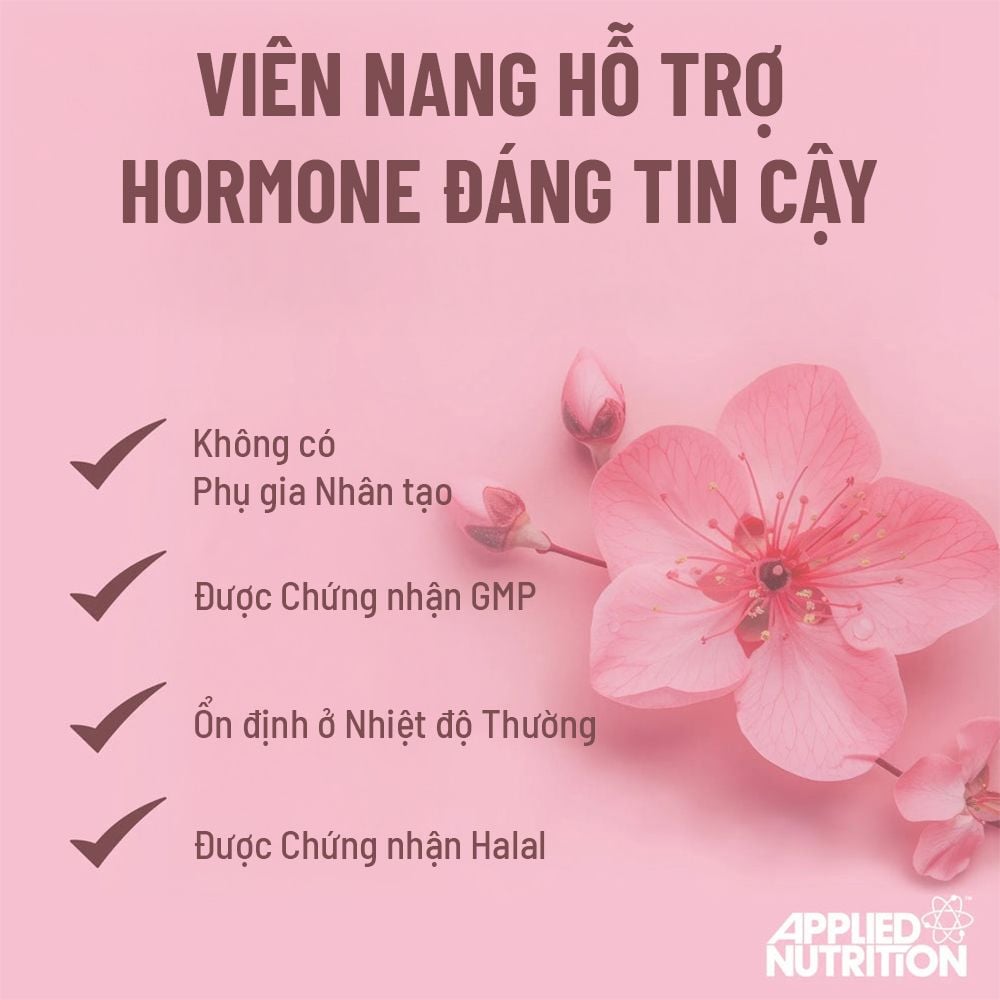 Applied Nutrition Viên Uống Hỗ Trợ Cân Bằng Nội Tiết Tố Solutions MENOPAUSE COMPLEX 30 Lần Dùng