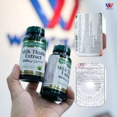Nature’s Bounty Viên Uống Milk Thistle 1000mg | Hỗ Trợ Tăng Cường Chức Năng Gan