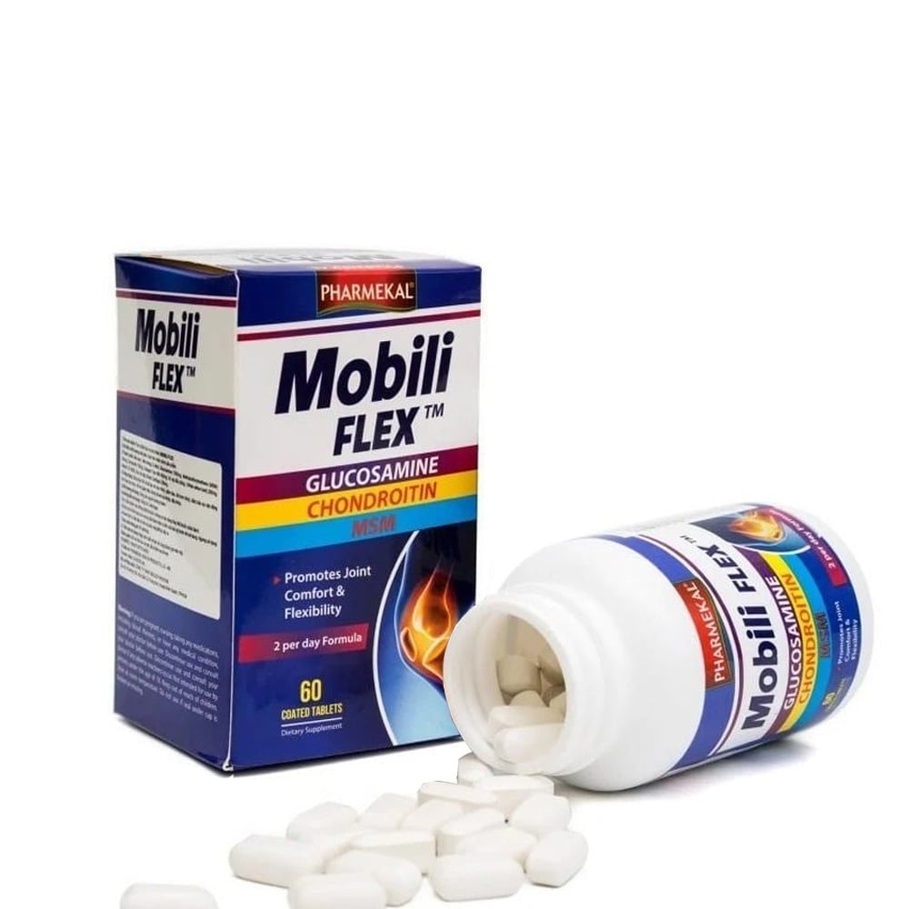 Pharmekal Mobili Flex Glucosamine Chondroitin MSM 60 Viên | Bổ Sung Dưỡng Chất Cho Khớp