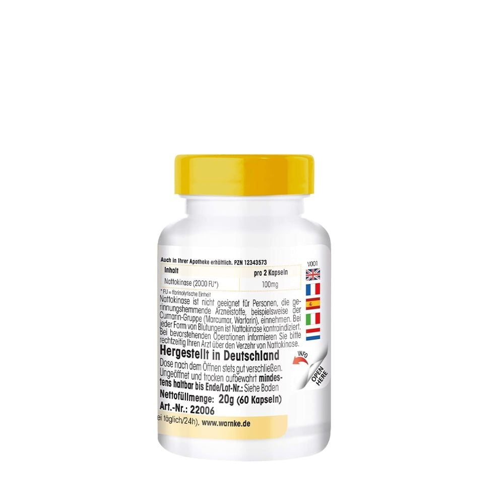 Warnke Viên Uống Nattokinase 50mg | Hỗ Trợ Phòng Chống Đông Máu