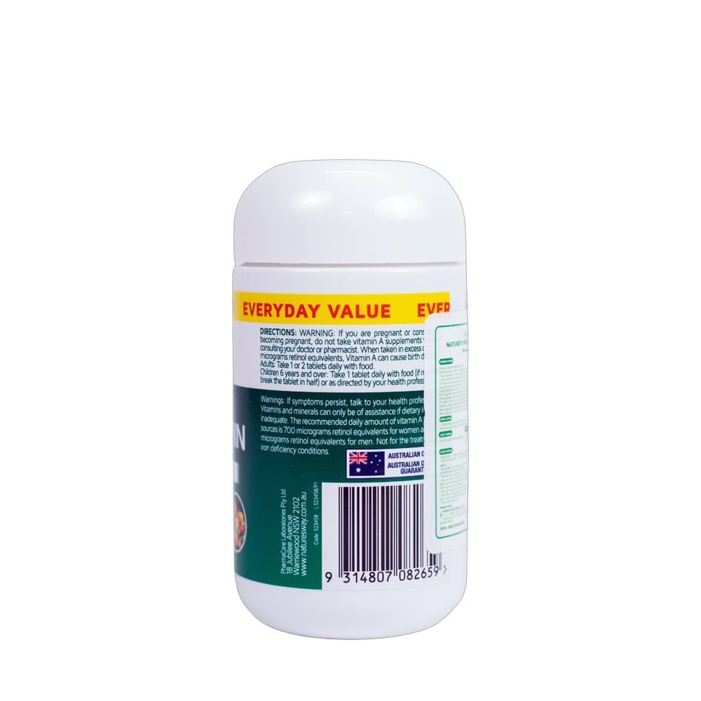 Nature's Way Complete Daily Multivitamin - Bổ Sung Vitamin Và Khoáng Chất (100 viên)