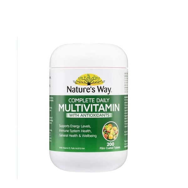 Nature's Way Complete Daily Multivitamin 200 Viên | Hơn 20 Vi Chất