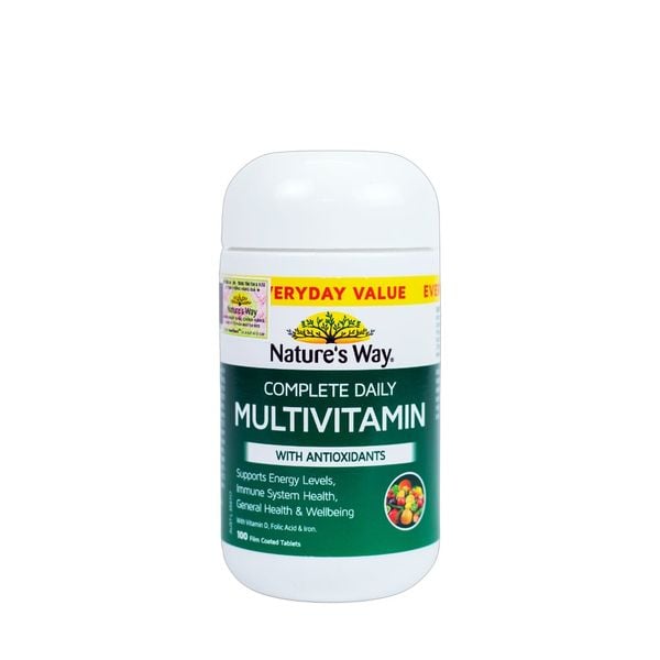 Nature's Way Complete Daily Multivitamin - Bổ Sung Vitamin Và Khoáng Chất (100 viên)