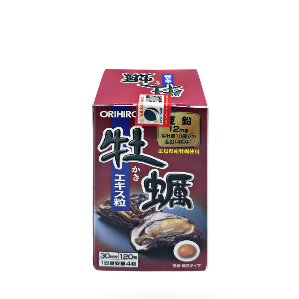 Orihiro Viên Uống Hàu Hỗ Trợ Sức Khoẻ Nam Giới New Oyster Extract 120 Viên