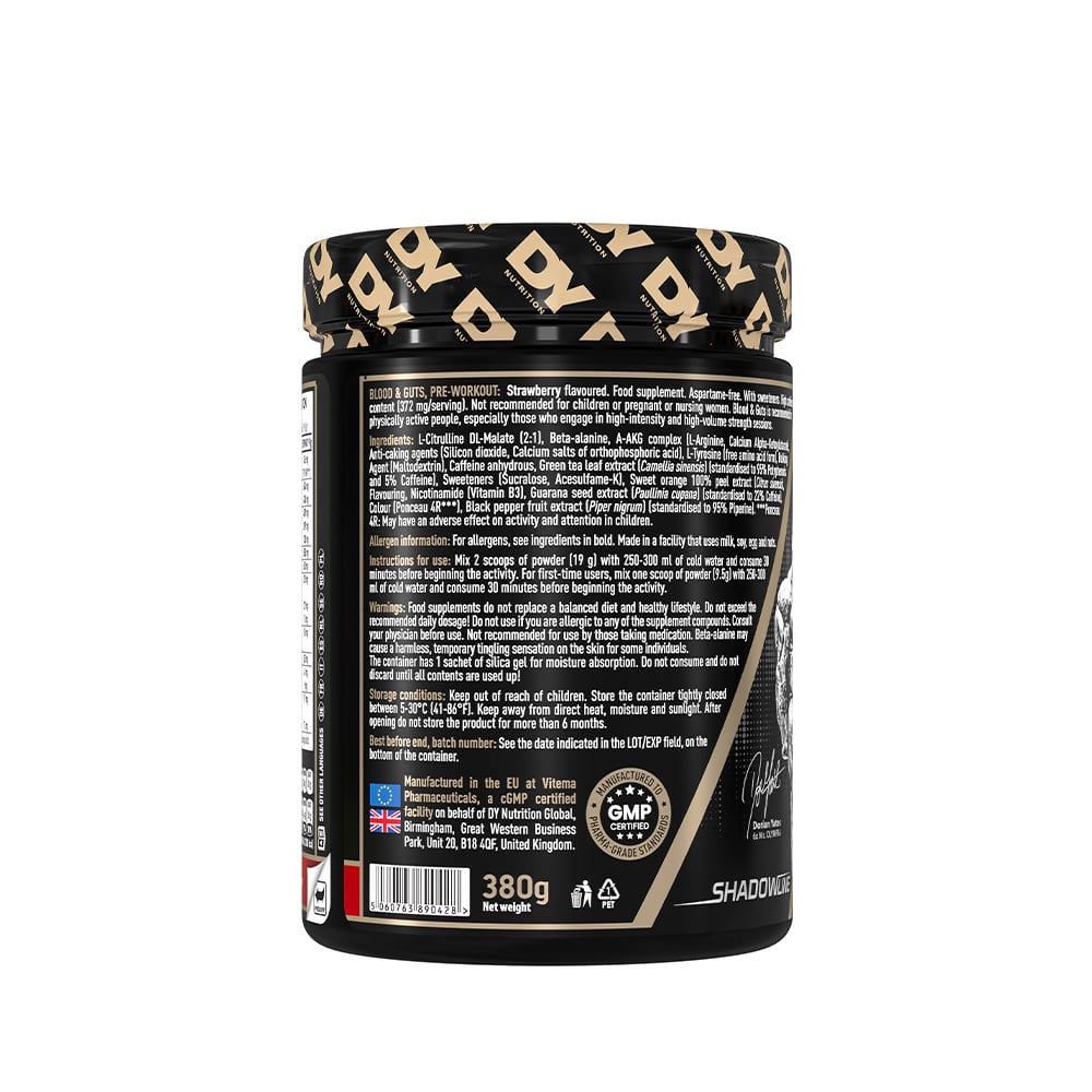 DY Nutrition Blood & Guts Pre-Workout - 20 Servings