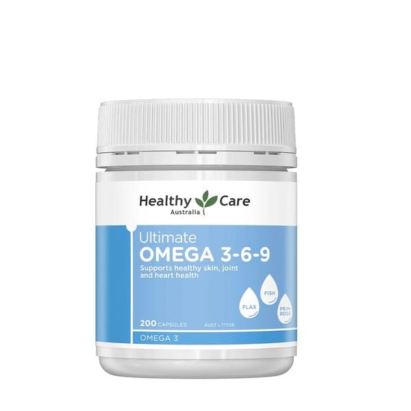 Healthy Care Viên Uống Ultimate Omega 369 Chính Hãng Úc | Hỗ Trợ Tim Mạch | 200 Viên