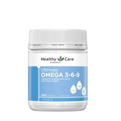 Healthy Care Viên Uống Ultimate Omega 369 Chính Hãng Úc | Hỗ Trợ Tim Mạch | 200 Viên