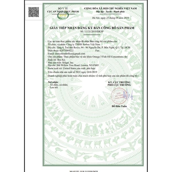 Solgar Viên Dầu Cá Omega-3 Fish Oil Hỗ Trợ Giảm Mỡ Máu, Tốt Cho Mắt, Não Bộ -120 Viên