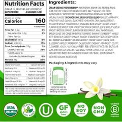 Orgain Đạm Thực Vật Organic Protein Superfoods 510g | Chính Hãng