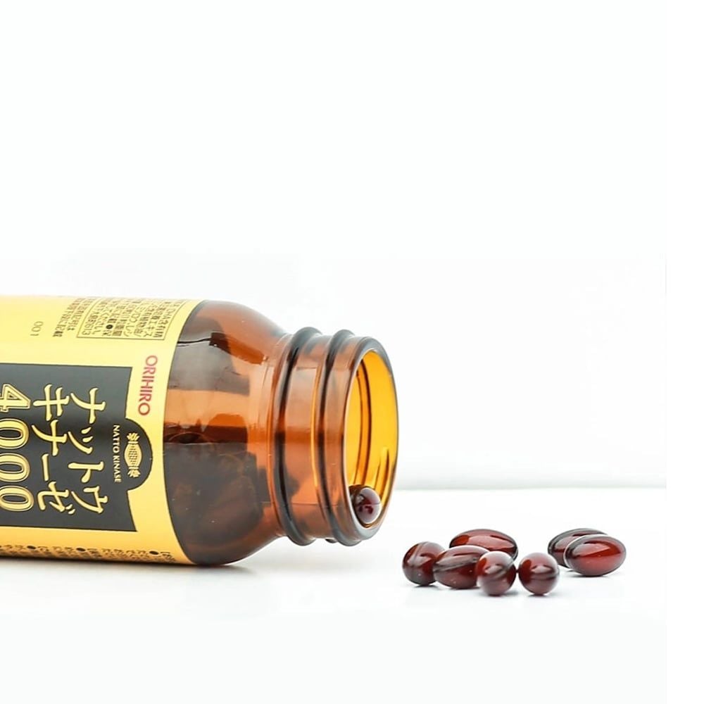 Orihiro Nhật Bản Natto 4000fu 60 Viên | Viên Uống Hỗ Trợ Phòng Ngừa Đột Quỵ