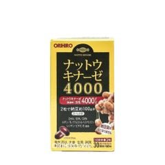 Orihiro Thực Phẩm Bảo Vệ Sức Khoẻ Nattokinase 4000FU Hỗ Trợ Giảm Nguy Cơ Huyết Khối (60 viên)