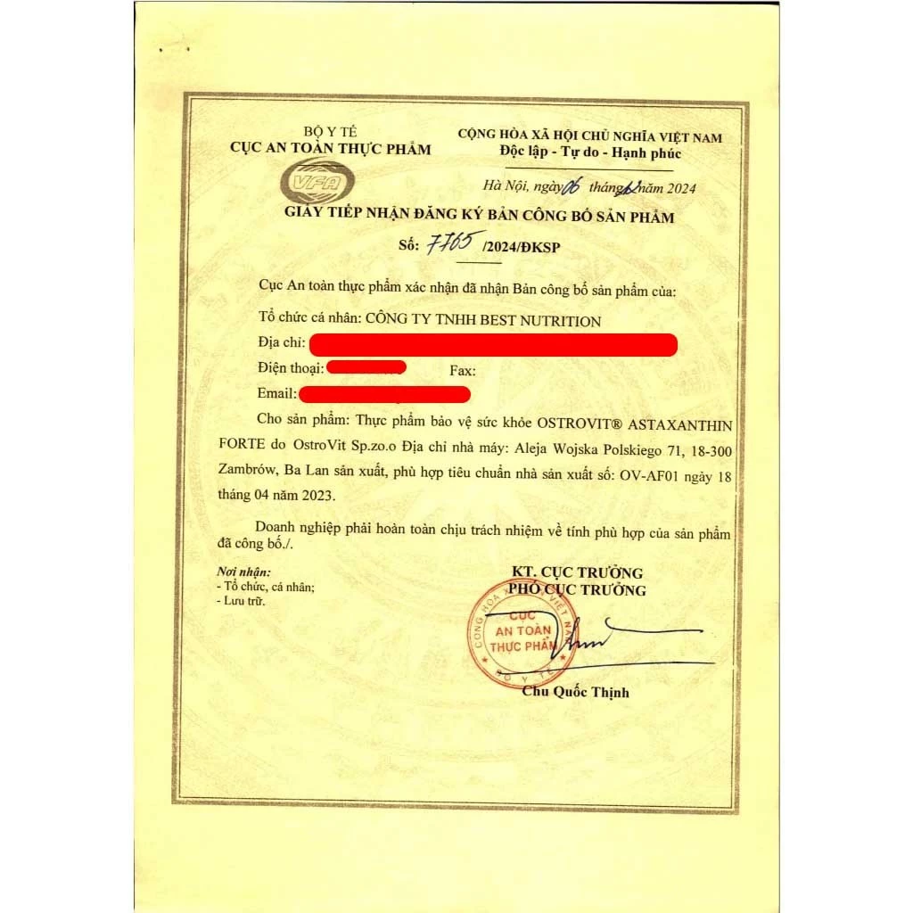 Ostrovit Astaxanthin Forte 90 Viên | Chất Chống Oxy Hóa x6000 Lần Vitamin C