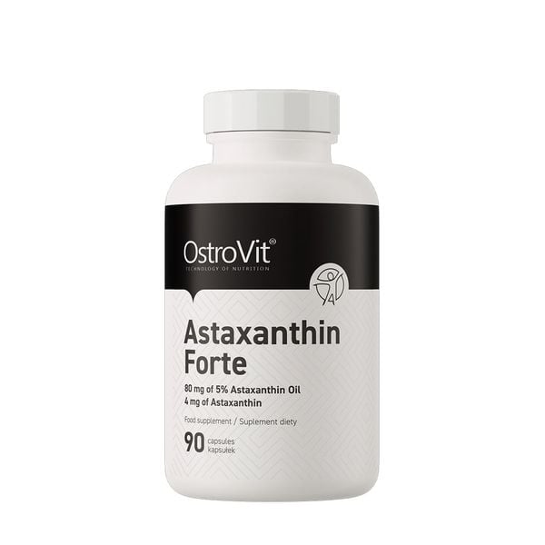 Ostrovit Astaxanthin Forte 90 Viên | Chất Chống Oxy Hóa x6000 Lần Vitamin C
